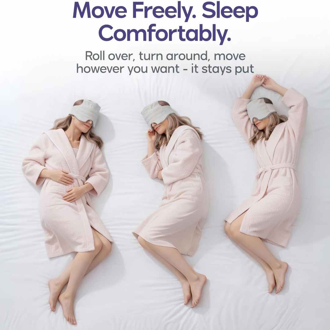 Weighted Sleep Mask – 360° Light Blocking Comfort For Deeper Sleep