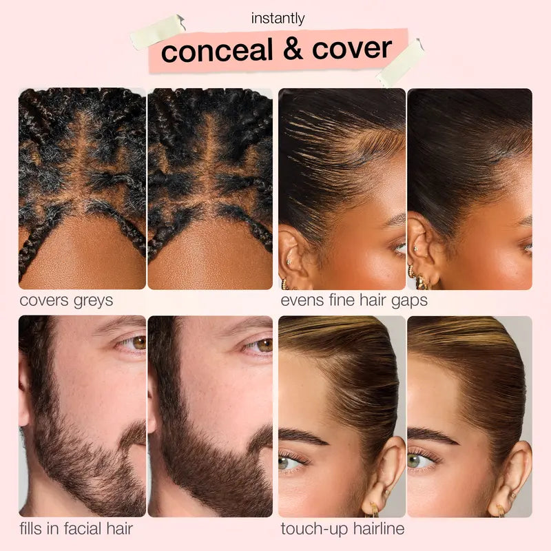Hair Root Concealer - Quick Dab Applicator For Instant Gray & Hairline Coverage