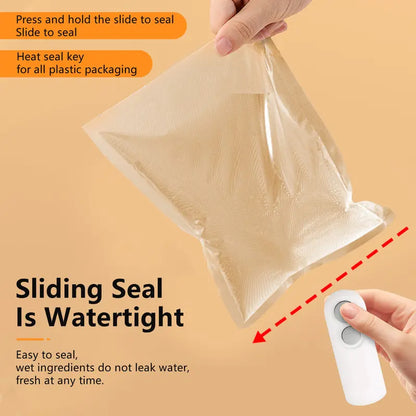 4-Pack 2-in-1 Portable Bag Sealers – USB Rechargeable & Easy to Use