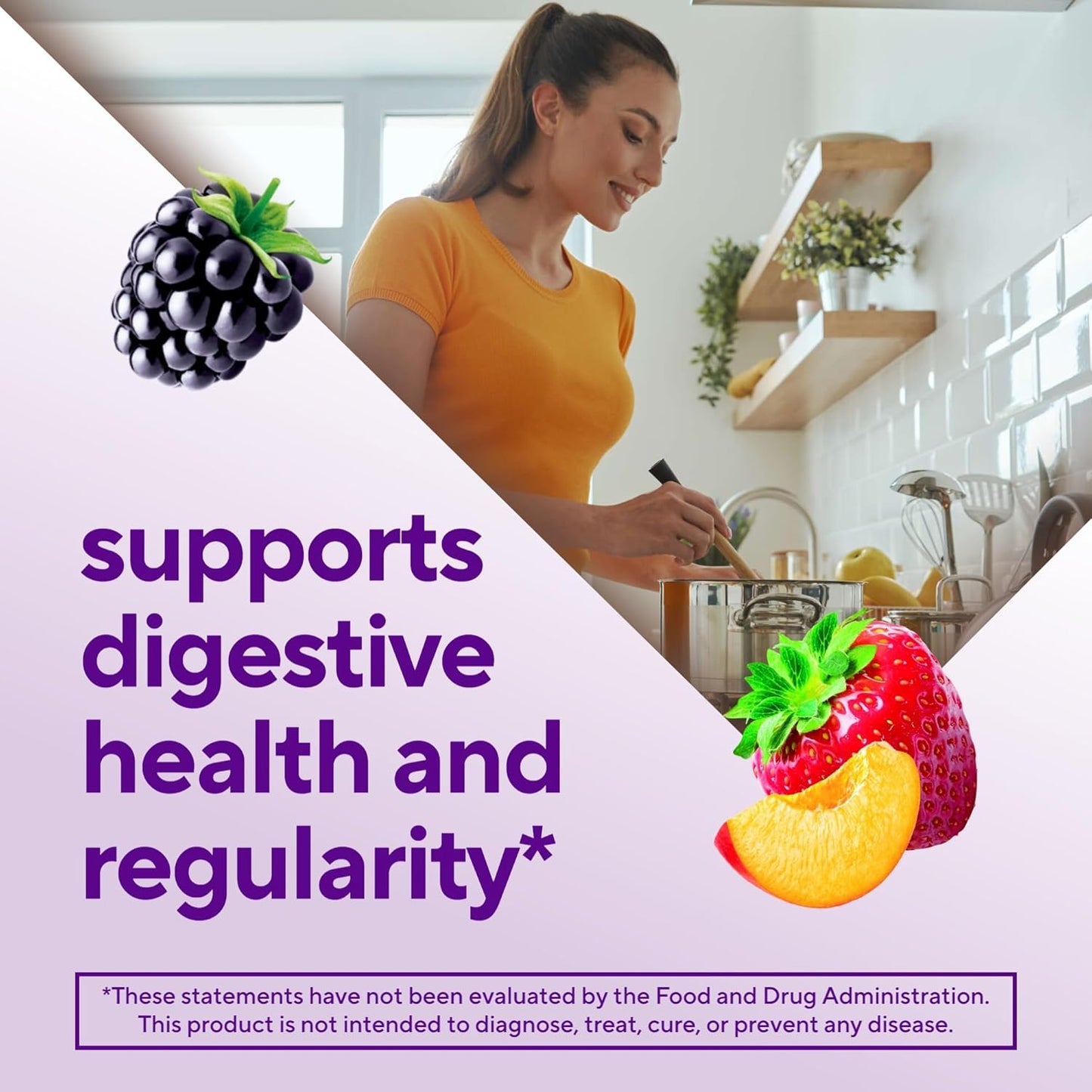 Fiber Gummies - 5g Fiber Formula For Daily Digestive Support
