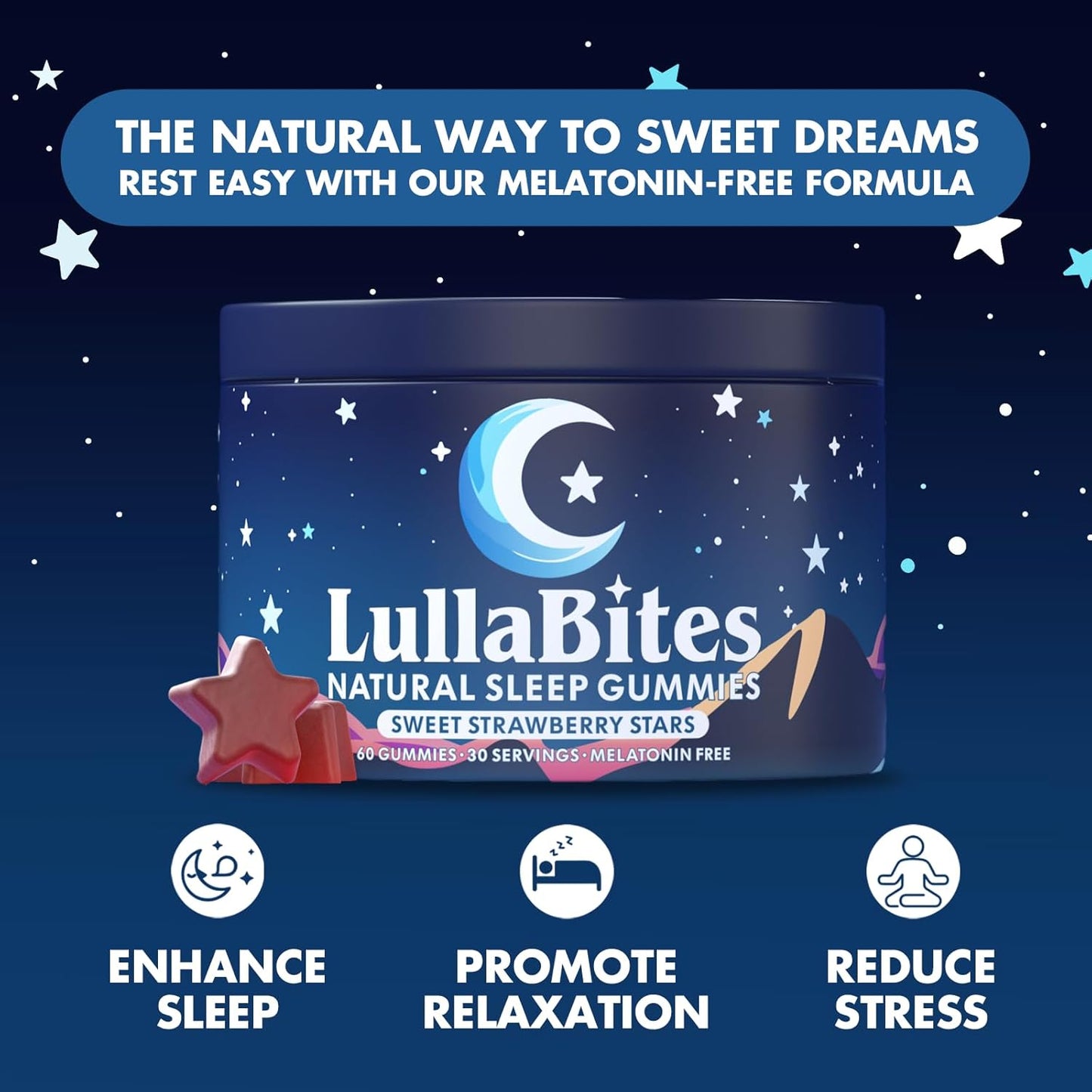 Wake Up Refreshed: Natural, Melatonin-Free Sleep Gummies