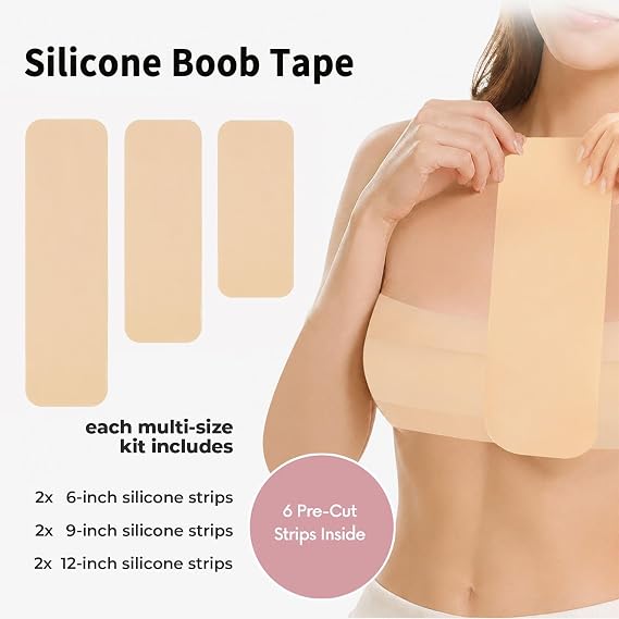 Boob Tape - Stretch Adhesive Support For An Invisible Lift