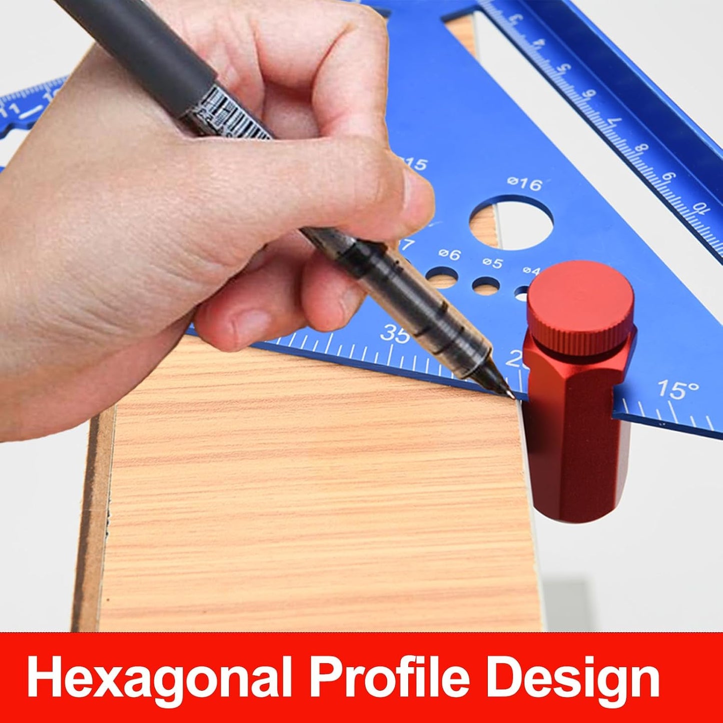 Stair Gauge Stops for Framing Square - Clip-On Locking Tool for Faster & Accurate Layout Marking