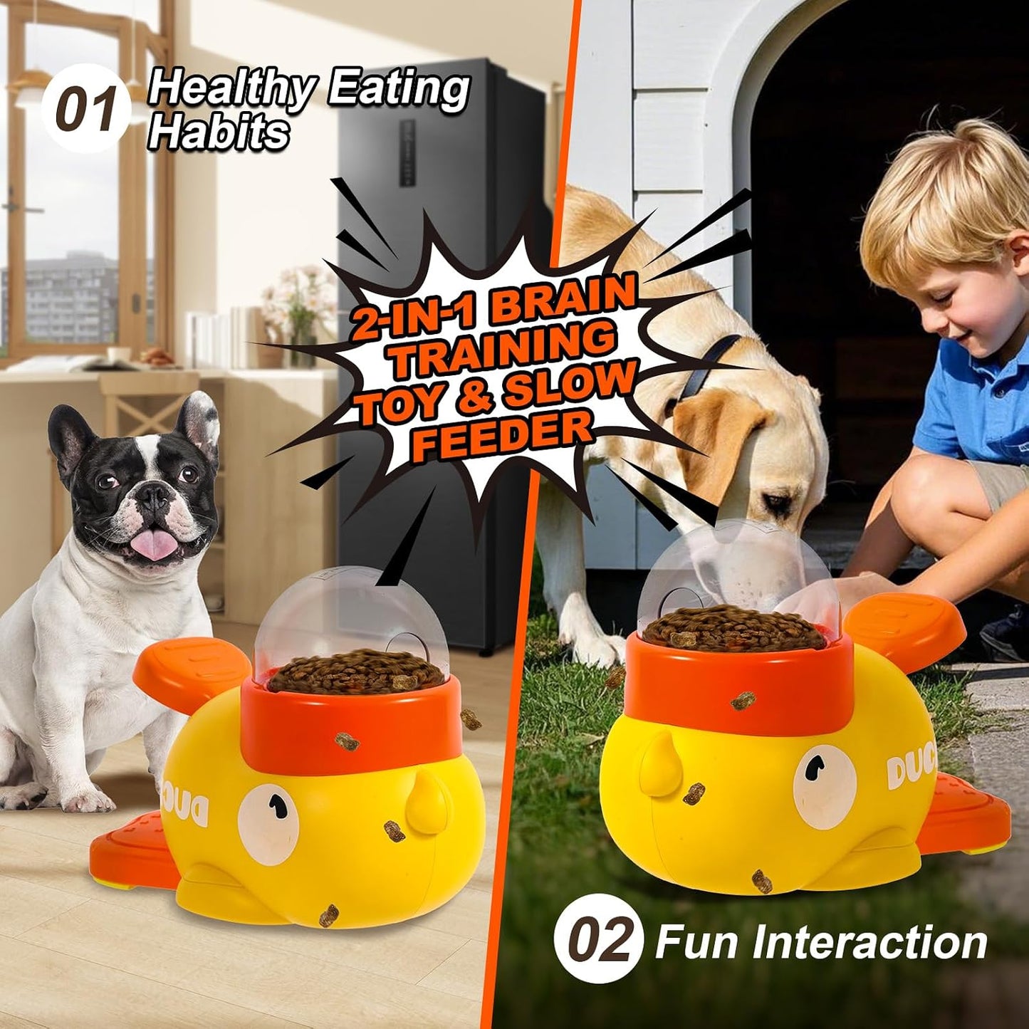 Interactive Cat Puzzle Toy - Treat Dispensing Design For Brain Training & Active Play