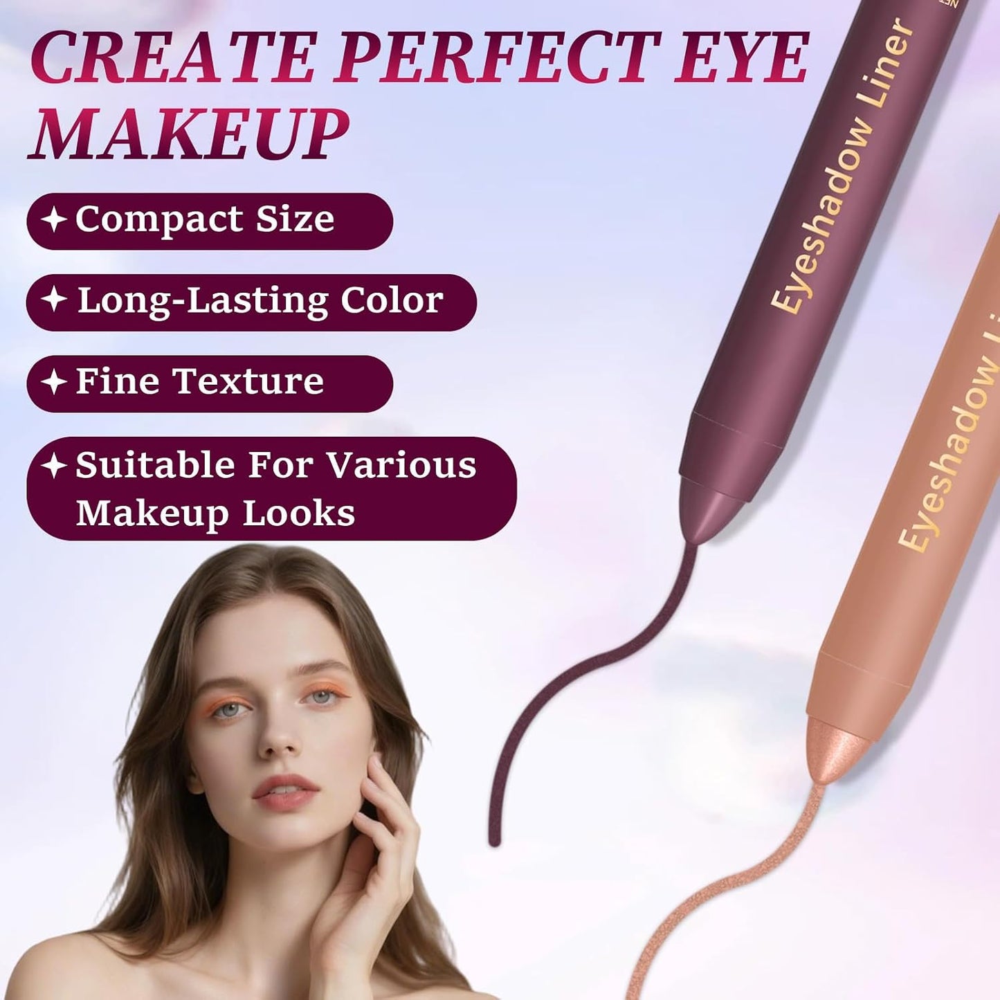 2-in-1 Shadow Liner Duo - Smokeshow & Gaze Set for Effortless Smoky Eye Definition