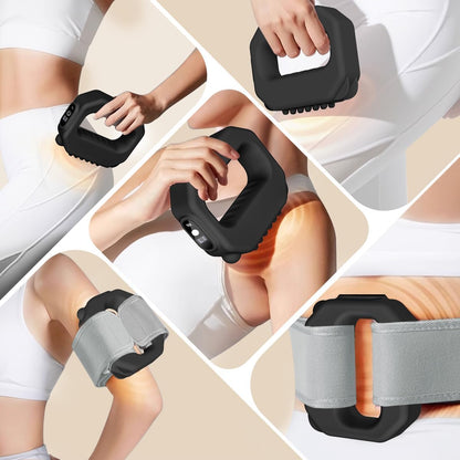 Wearable Fascia Massage Ring - Hands-Free Vibration Compression Belt for Waist & Back Daily Comfort & Relaxation