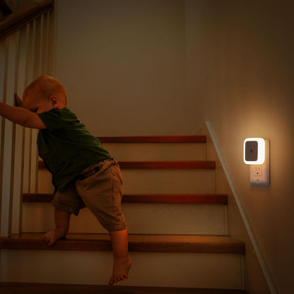 Plug-In Night Light 6-Pack - Auto Sensor Glow Frame For Safer Night Walks