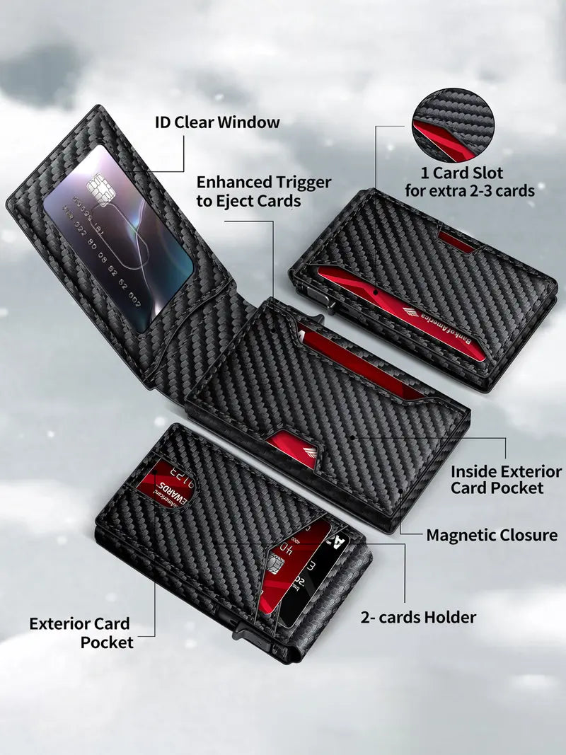 Men's Minimalist RFID Trifold Wallet