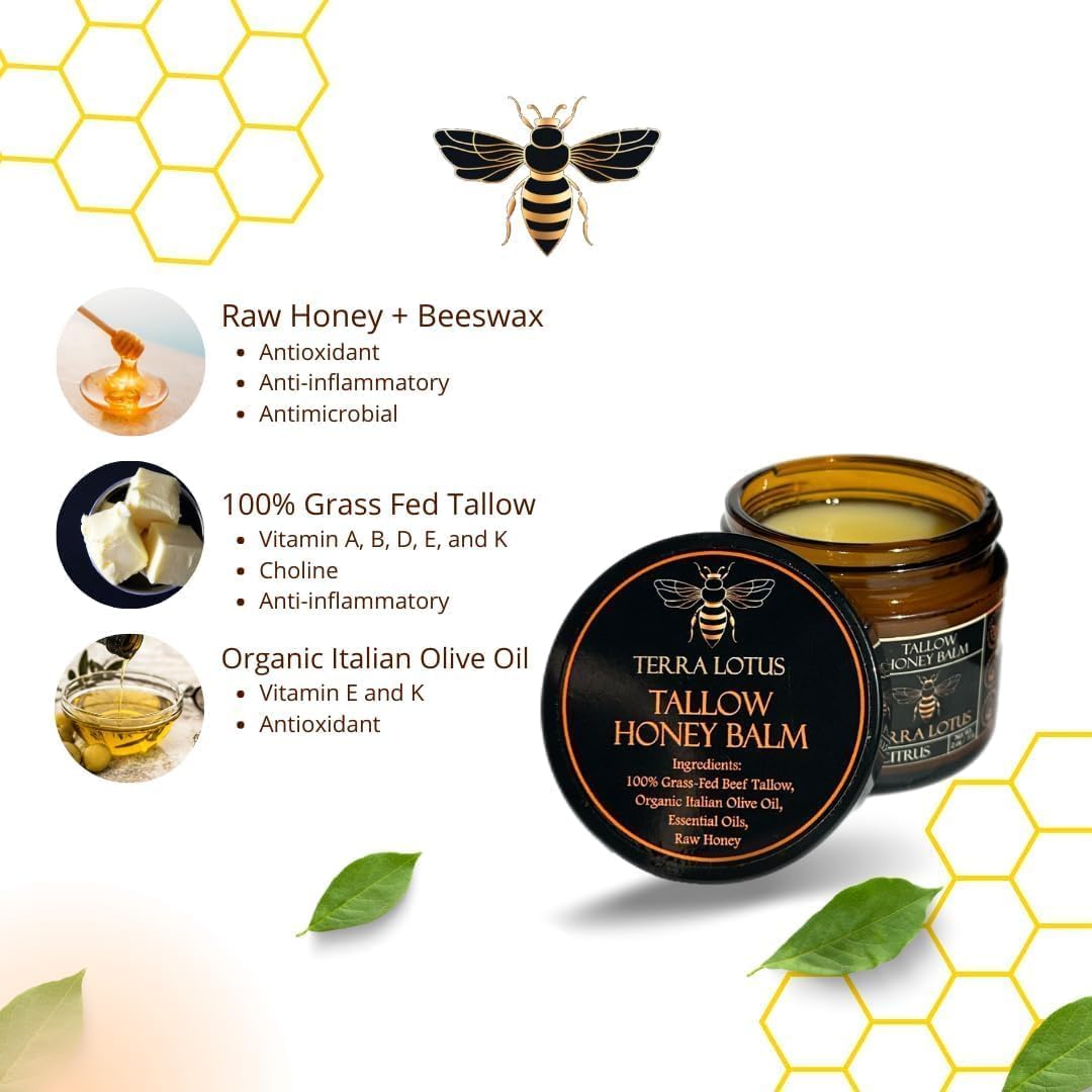 Ancient Skincare, Modern Radiance — The Purest Tallow & Honey Healing Balm