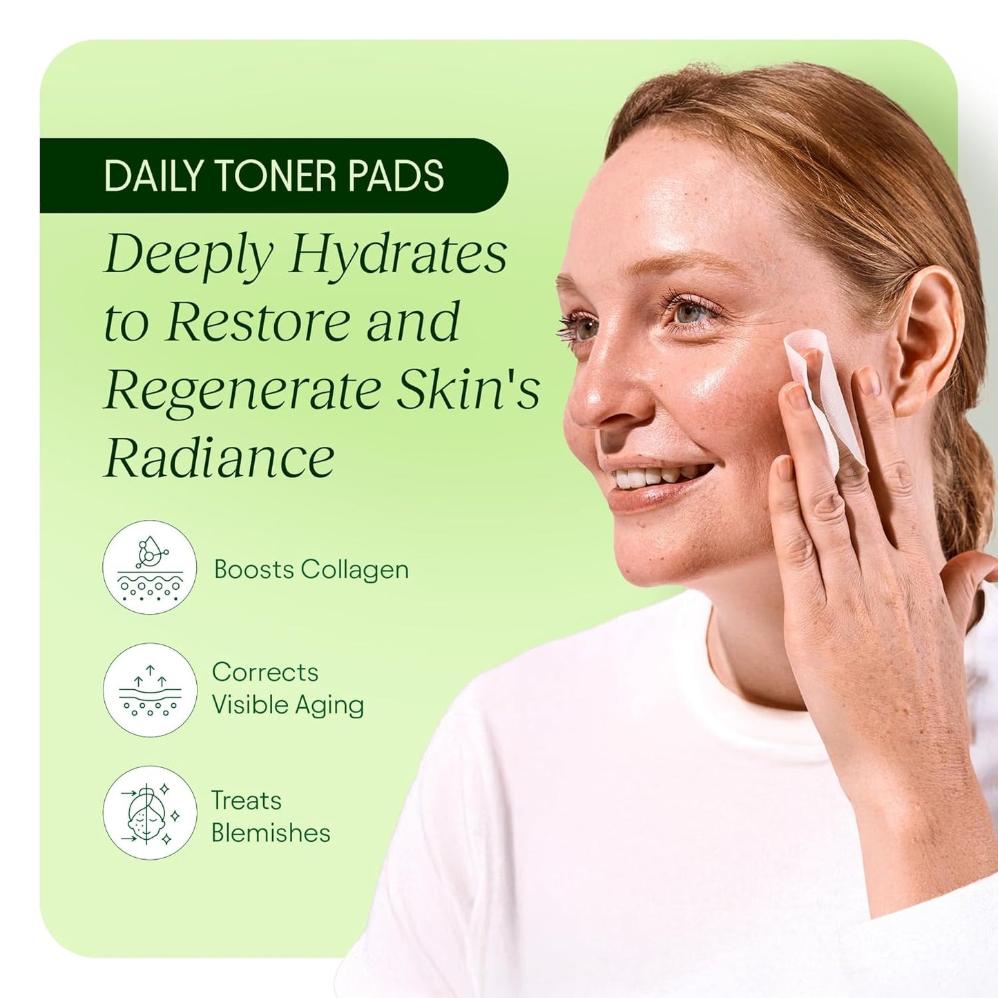 Hydrating Toner Pads - Snail Mucin + Niacinamide For Smoother, Clearer-Looking Skin
