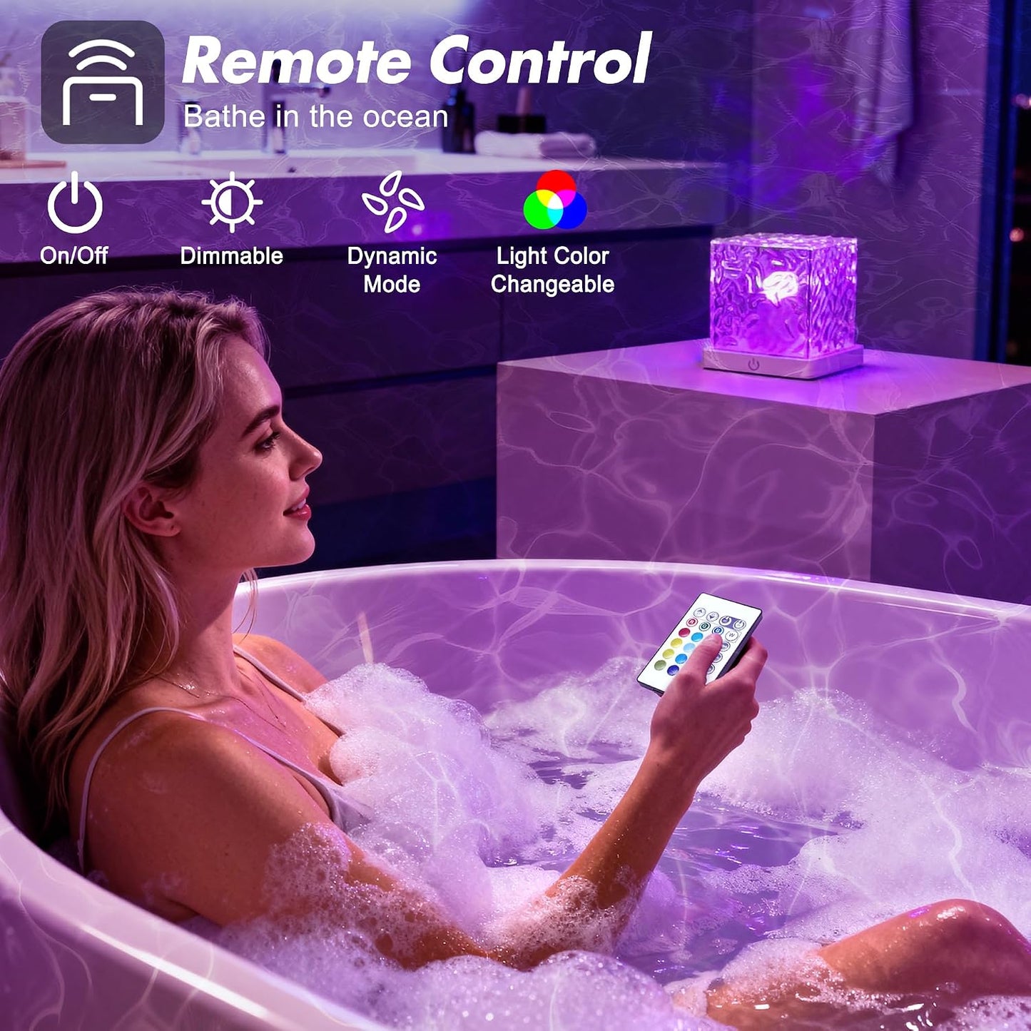 Ocean Wave Shower Light - Turn Your Bathroom Into A Spa