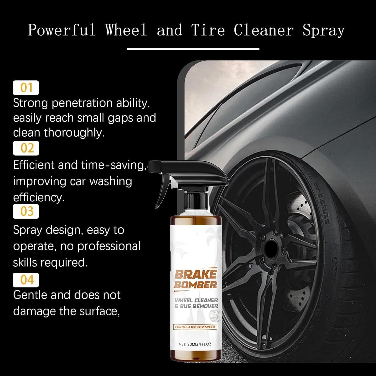 Ultimate Wheel & Tire Cleaner – Power Through Brake Dust & Grime