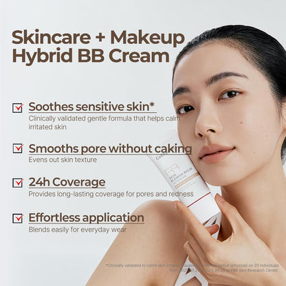 Korean BB Cream - Ceramide & Peptide Formula For Natural Skin Coverage