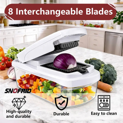 Ultimate 12-in-1 Multifunctional Food Chopper & Vegetable Cutter