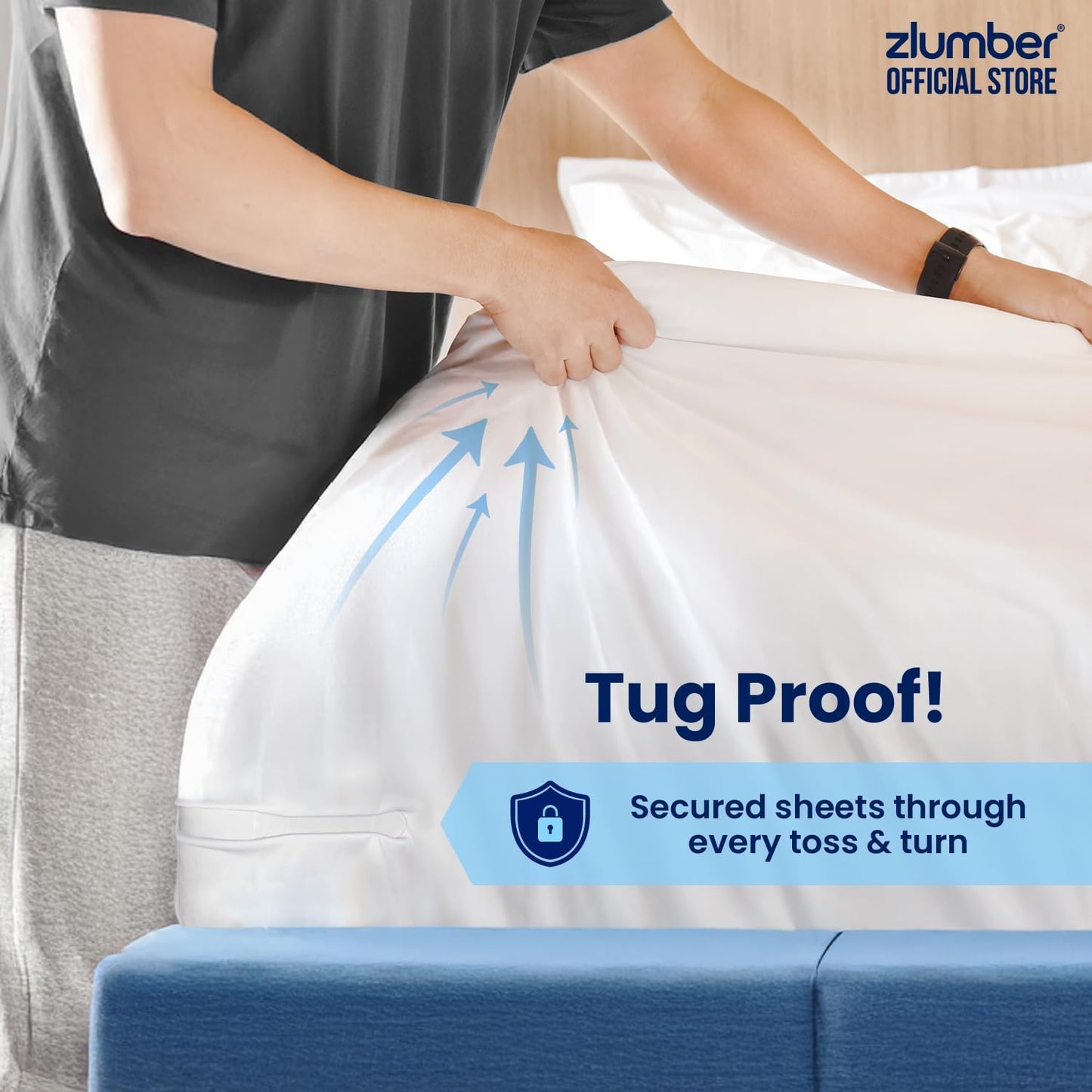 Bed Sheet Holders - Adjustable Grip Straps For A Smooth, Secure Fit