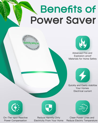 Smart Plug-In Electricity Saver – Stabilize Power & Reduce Waste Instantly