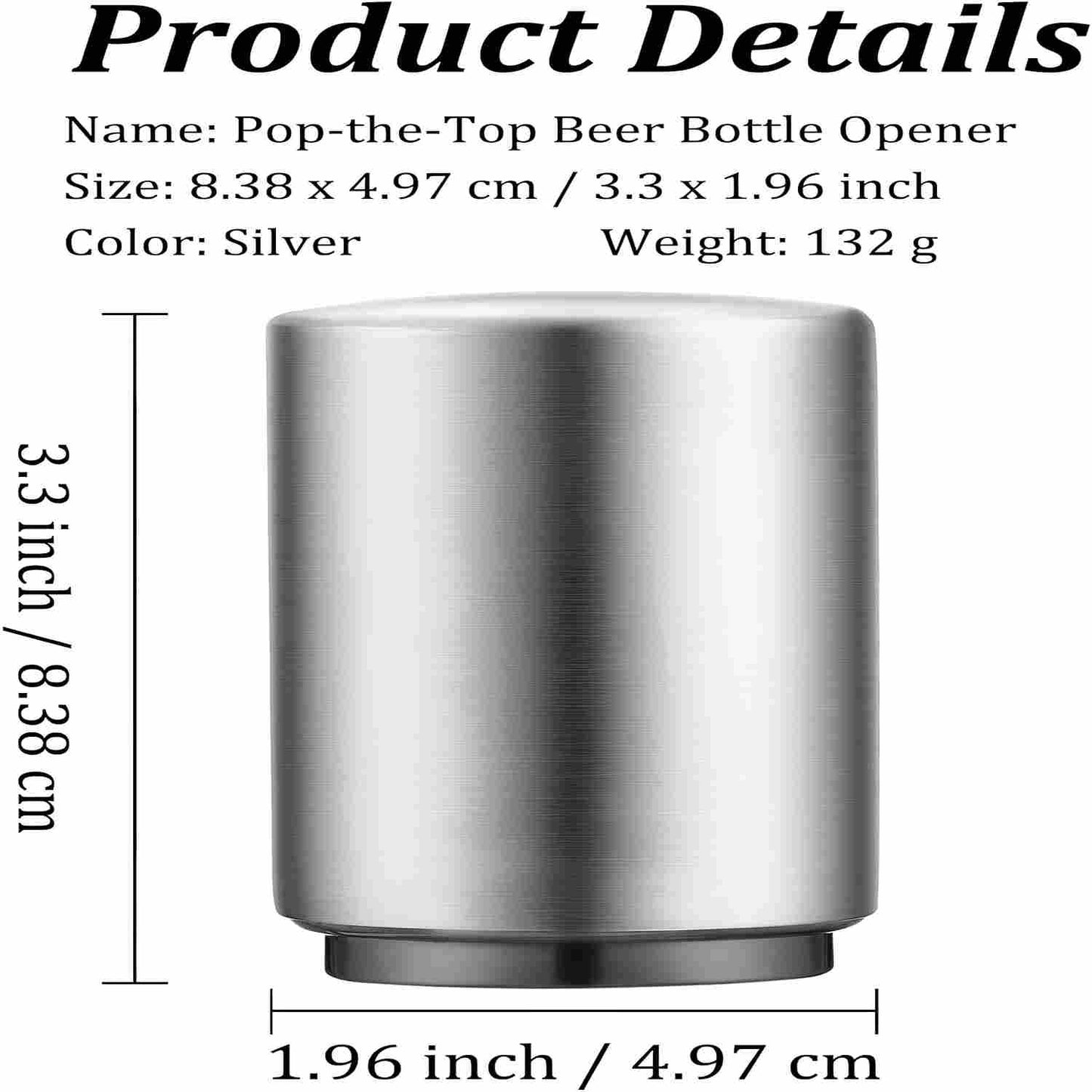 Automatic Push-Down Stainless Steel Beer Opener