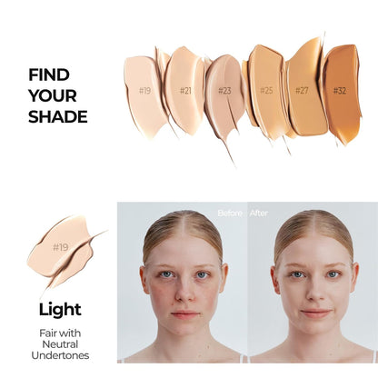 Korean BB Cream - Ceramide & Peptide Formula For Natural Skin Coverage