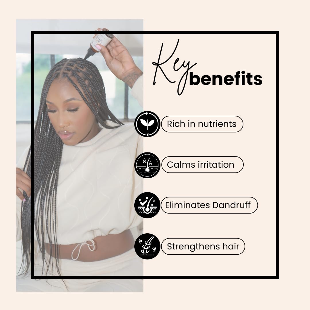Scalp Stimulator Oil: For Thicker, Fuller Hair & Regrowth Support