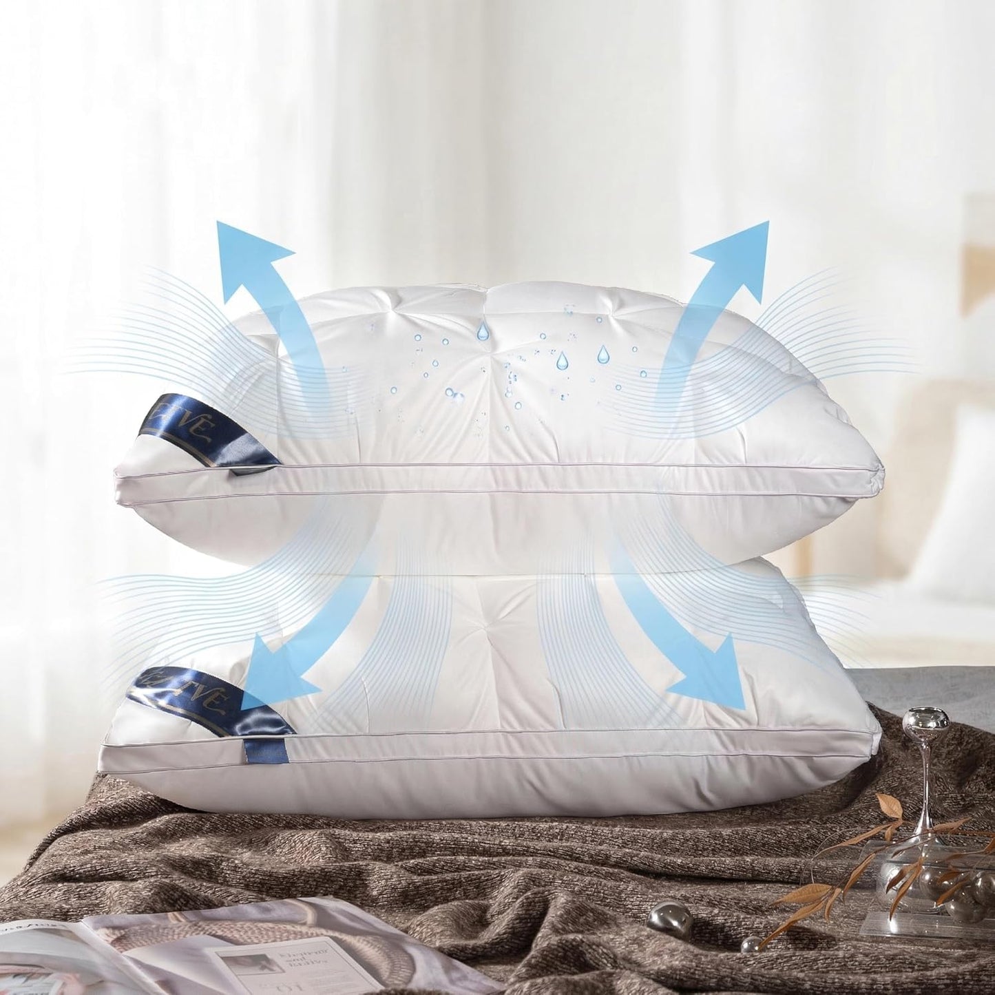 Hotel Collection Pillow - High-Density Neck Support For Deep, Restful Sleep