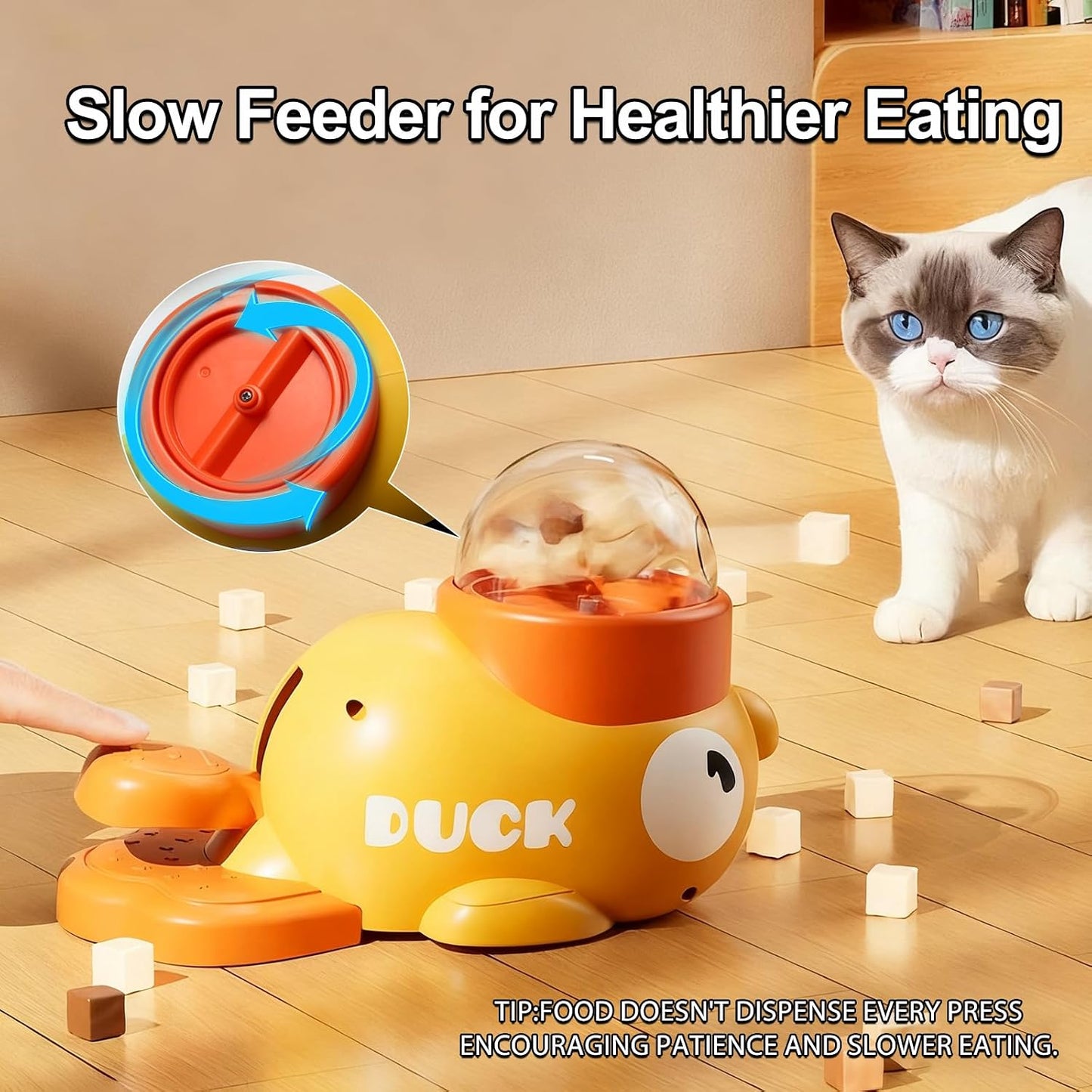Interactive Cat Puzzle Toy - Treat Dispensing Design For Brain Training & Active Play