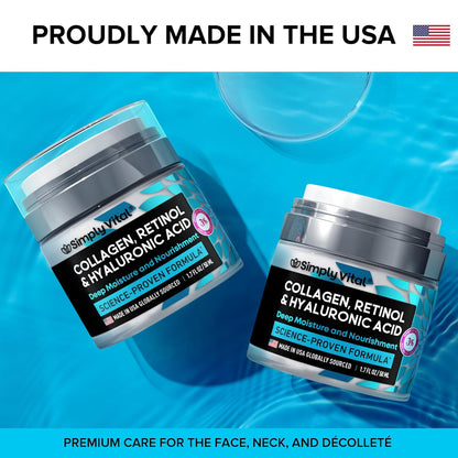 Reverse The Clock In One Step — The Ultimate Collagen & Retinol Age-Defying Cream - 2 Pack
