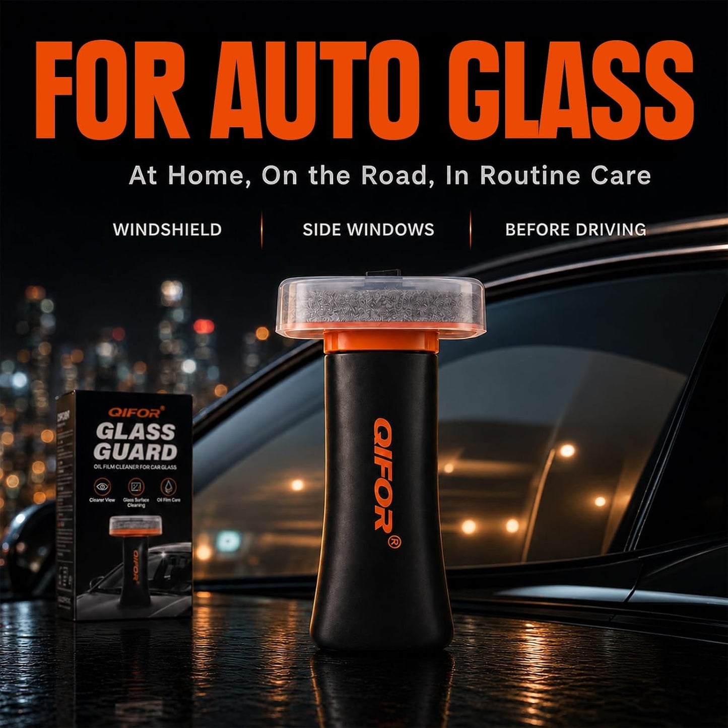 Windshield Oil Film Remover Cream – Restore Clear Glass & Improve Wiper Performance