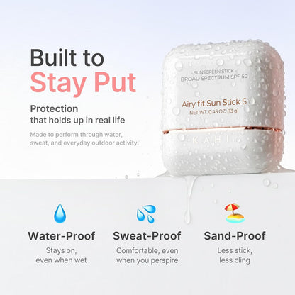 Broad Spectrum Sunscreen Stick - Ultra-Lightweight Shield For All-Day Invisible Protection