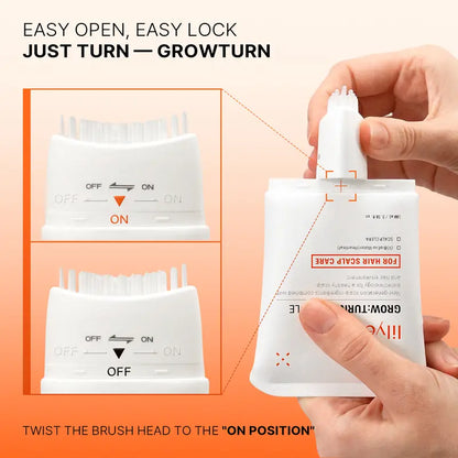 Hair Growth Serum - Exosome Scalp Care With Built-In Brush For Fuller-Looking Hair