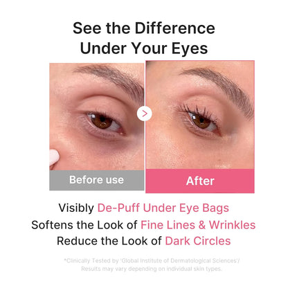 Hydrogel Eye Patches - Cooling PDRN + Collagen + NAD+ Formula For Visible Under-Eye Refresh