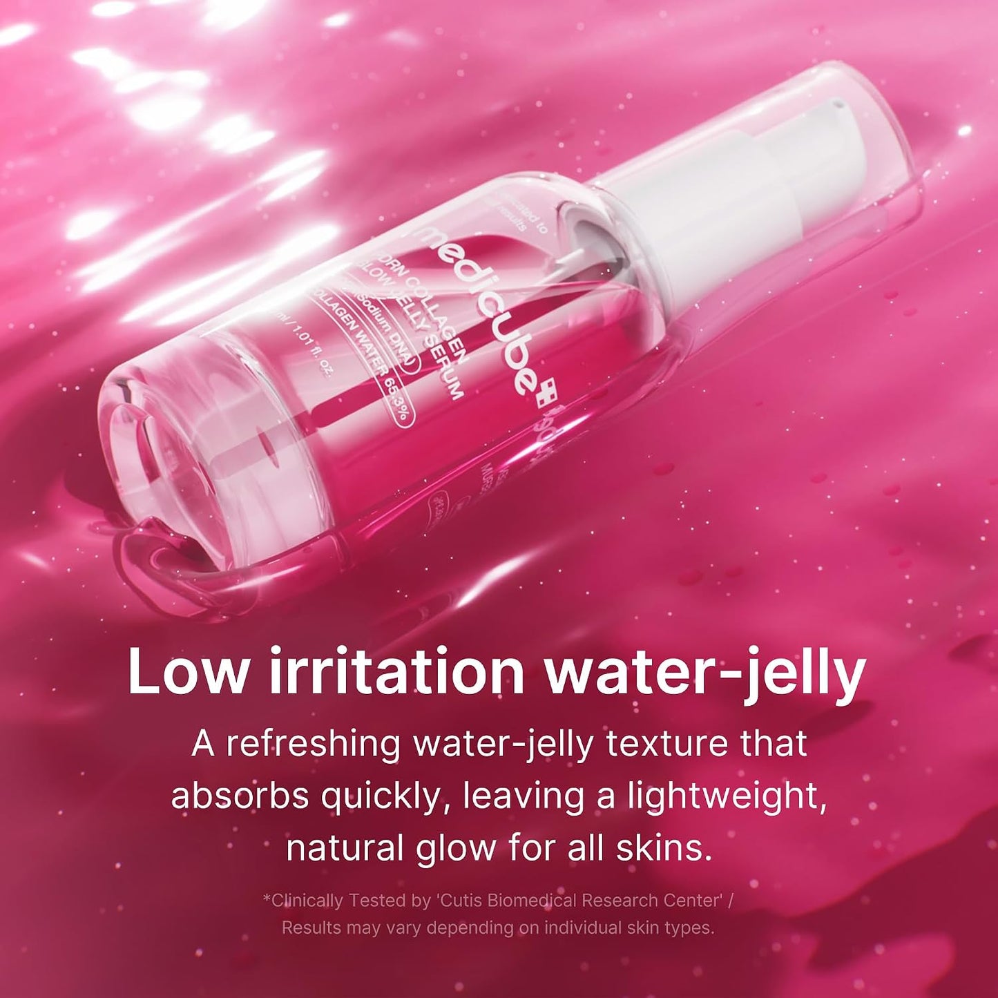 PDRN Pink Jelly Serum - Water-Jelly Formula For Glass Skin Glow