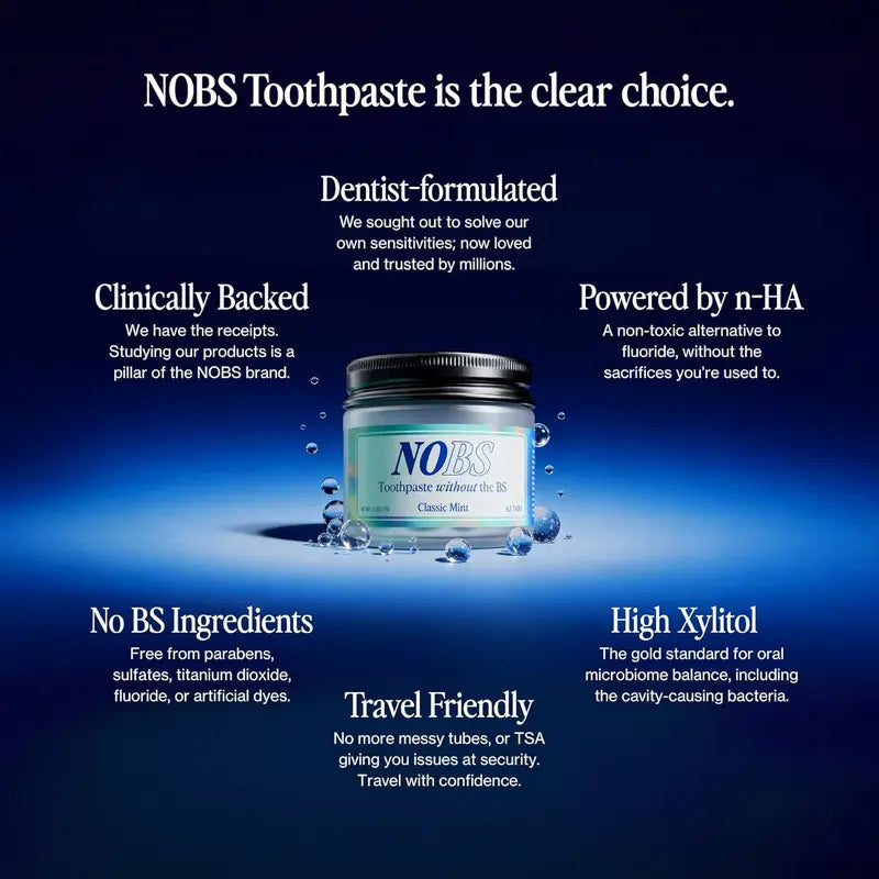 Toothpaste Tablets - Nano Hydroxyapatite Formula For Stronger Enamel