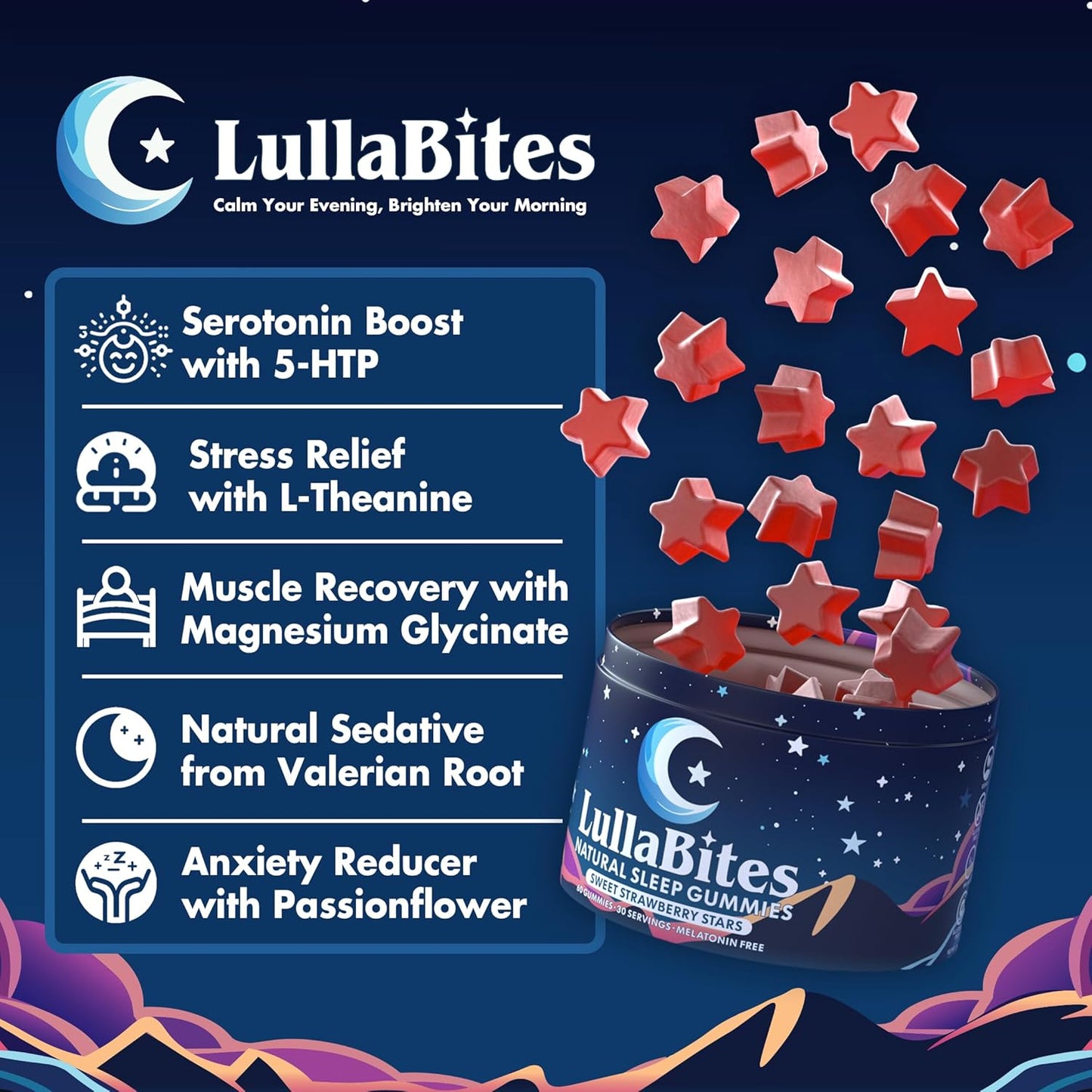 Wake Up Refreshed: Natural, Melatonin-Free Sleep Gummies