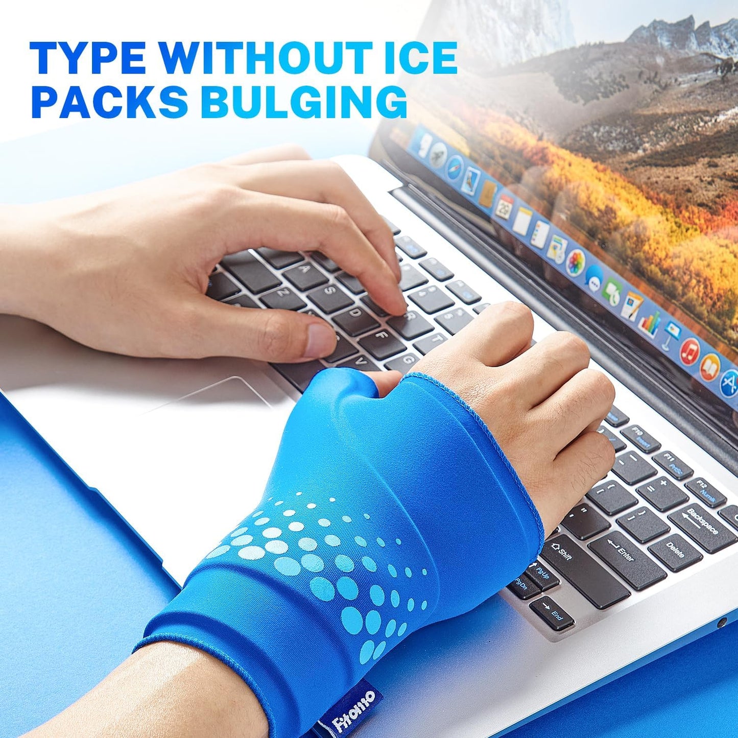 Professional Ergonomic Wrist Ice Pack for Instant Pain Relief