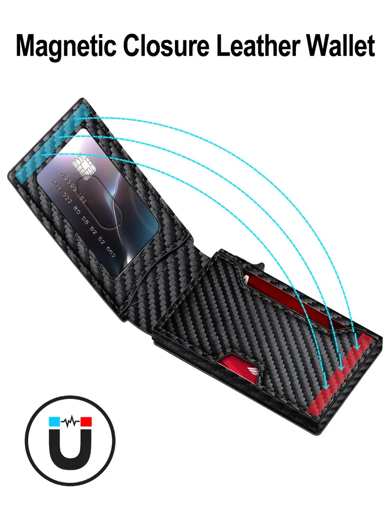 Men's Minimalist RFID Trifold Wallet