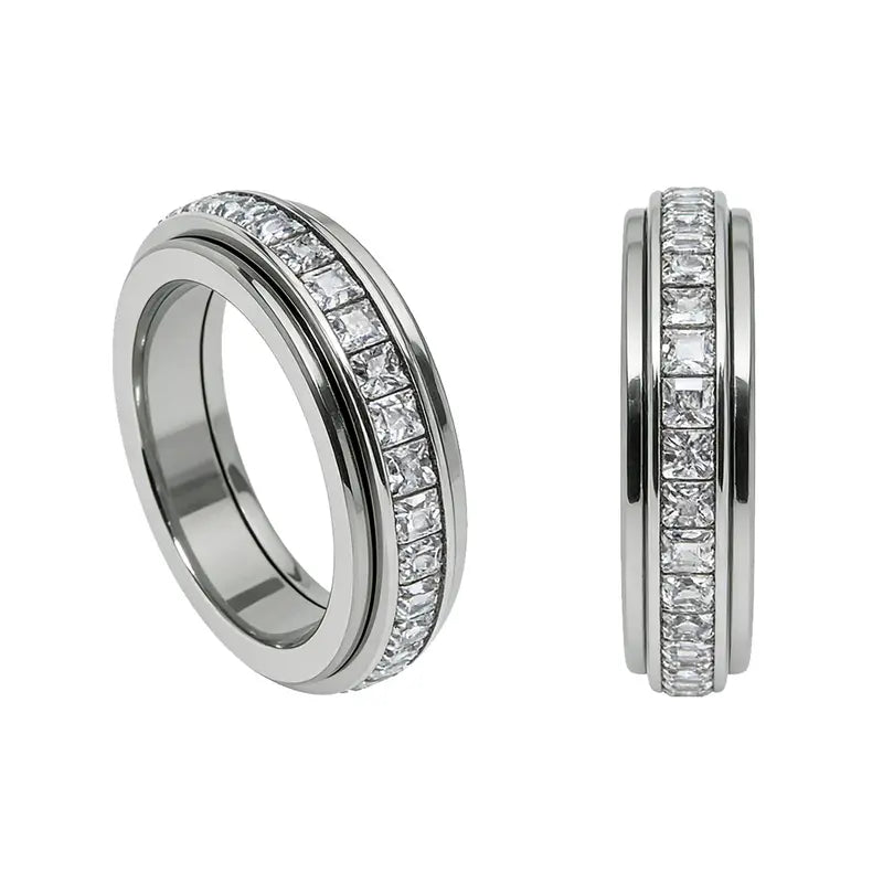 Spinner Ring – Smooth Rotating Band For Stylish Everyday Fidgeting