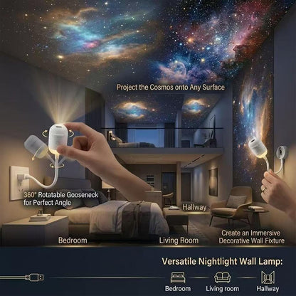 Galaxy Projector - Starry Sky Projection Light For Instant Room Transformation