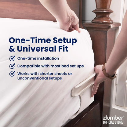 Bed Sheet Holders - Adjustable Grip Straps For A Smooth, Secure Fit