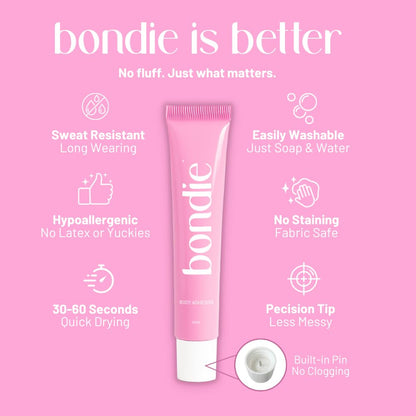 Ultra-Hold Sweatproof Body & Clothing Adhesive Glue