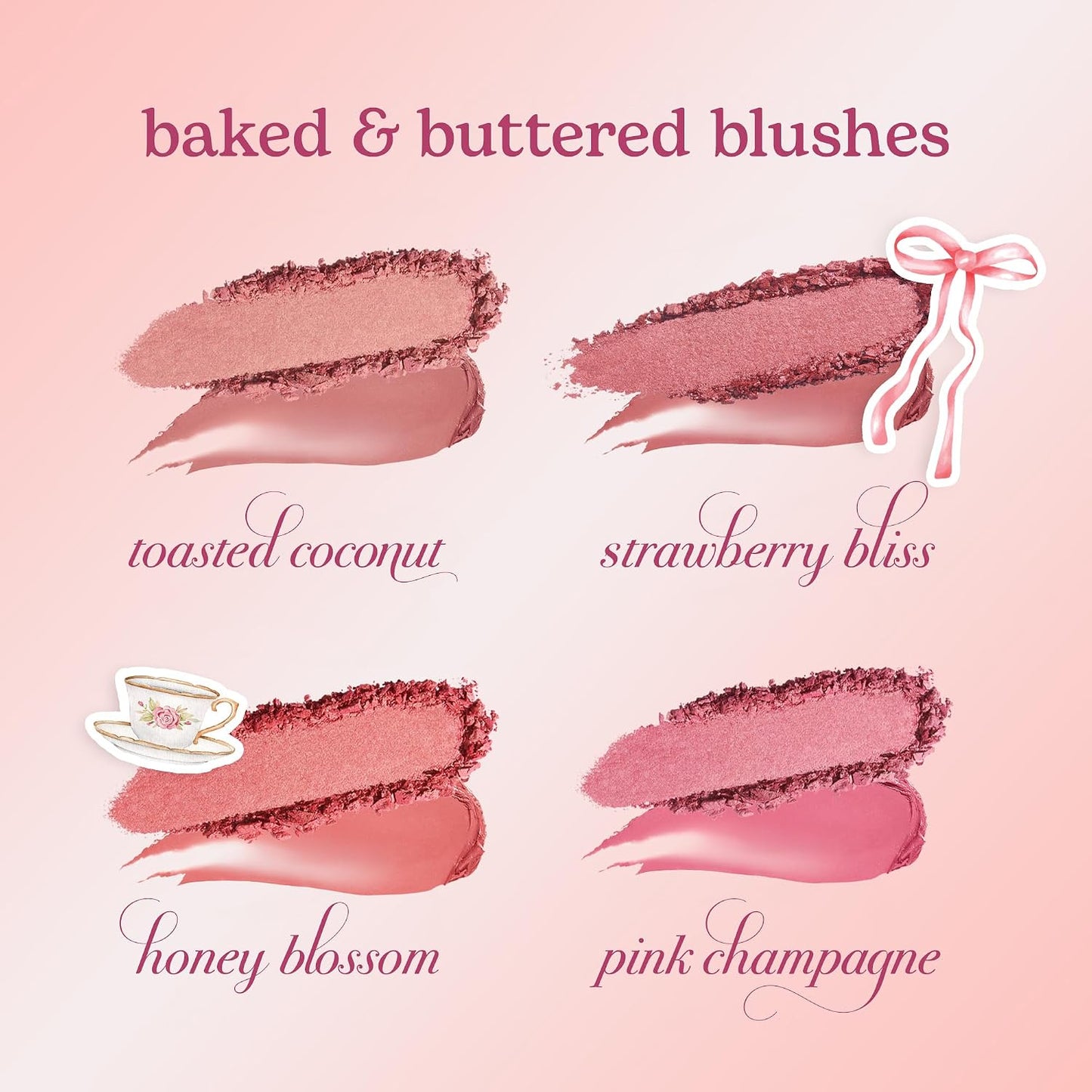 Blush & Glow Duo With Brush - Cream Color + Glow Powder For A Fresh Radiant Flush