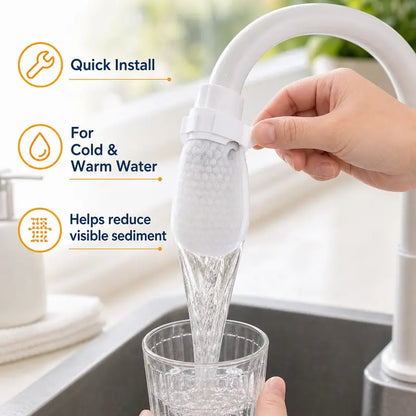 Faucet Filter Bags - High-Density Cotton Filter For A Cleaner Sink Area