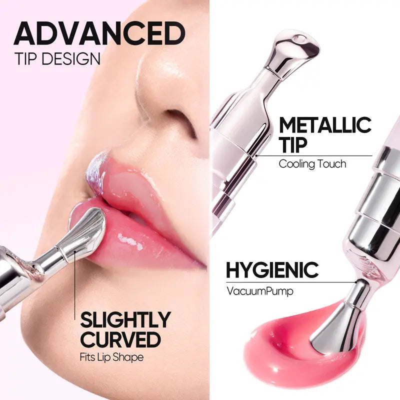 Lip Serum - Cooling Roller Formula For Glossy Hydrated Smooth Lips