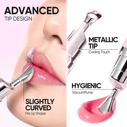 Lip Serum - Cooling Roller Formula For Glossy Hydrated Smooth Lips