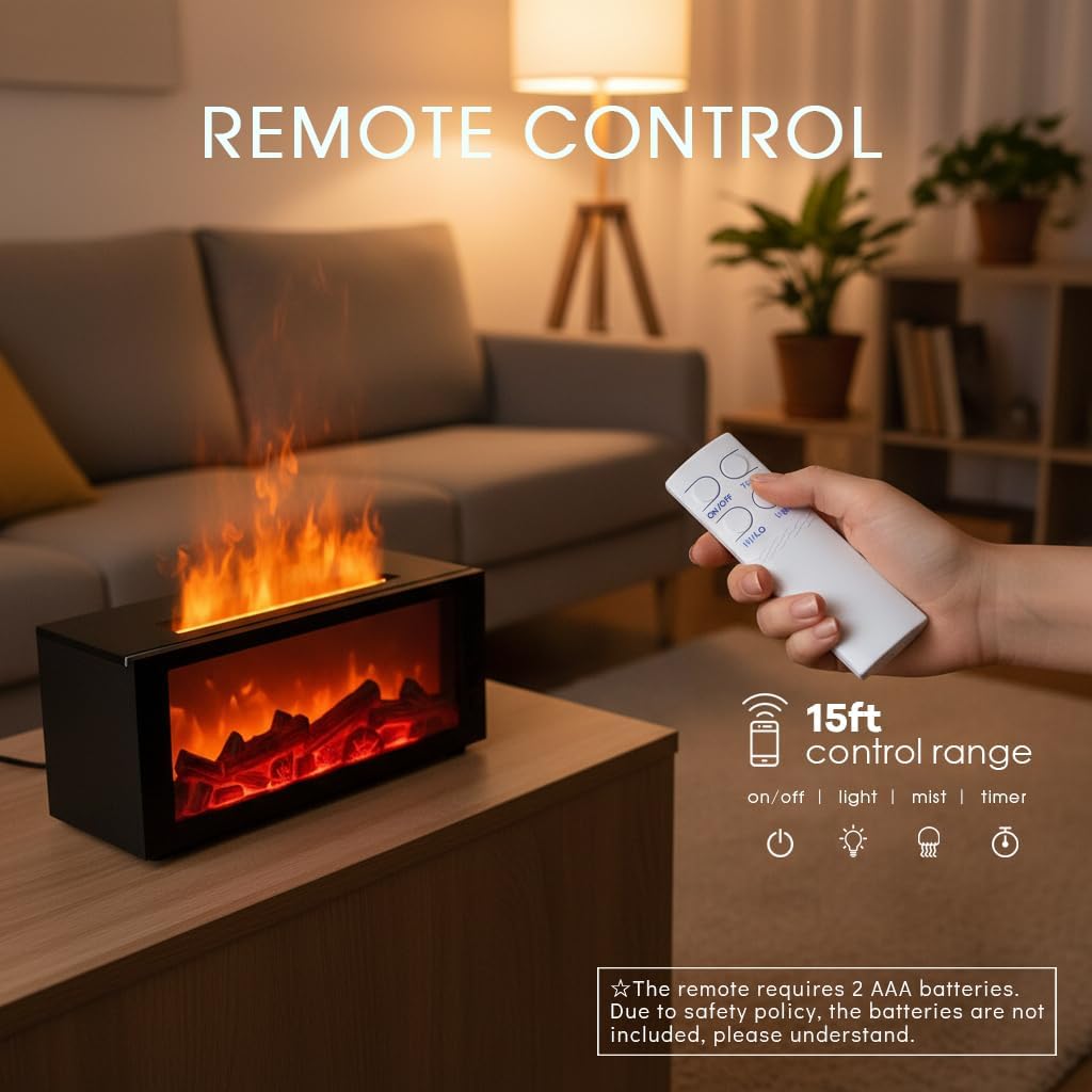 BRING THE COZY FIREPLACE FEEL HOME