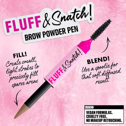 Eyebrow Powder Pen - Cream-To-Powder Formula For Fluffy Natural-Looking Brows