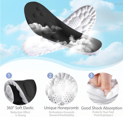 Walk on Clouds: 4D Soft Cloud Technology Orthotic Insoles