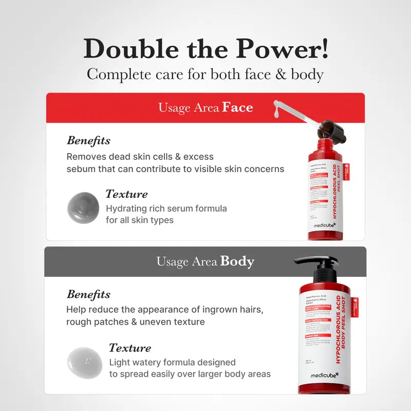 Rice Peel Shot Duo - Gentle Exfoliation For Smooth Clear-Looking Skin