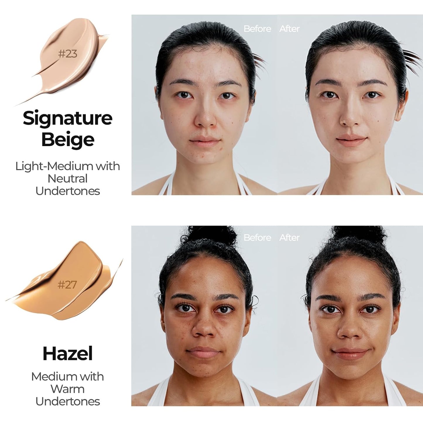 Korean BB Cream - Ceramide & Peptide Formula For Natural Skin Coverage