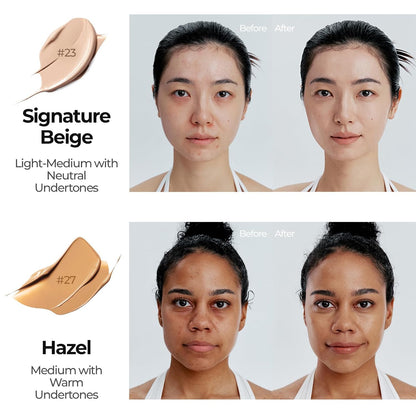 Korean BB Cream - Ceramide & Peptide Formula For Natural Skin Coverage