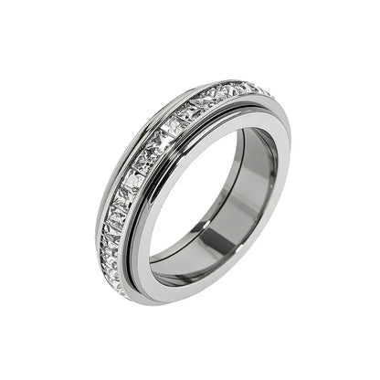 Spinner Ring – Smooth Rotating Band For Stylish Everyday Fidgeting